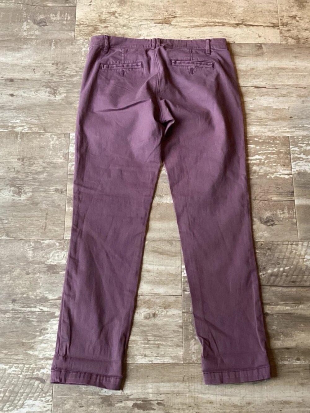 Pilcro And The Letterpress Hyphen Pants Plum Cotton Stretch Women’s 28 - Picture 6 of 8